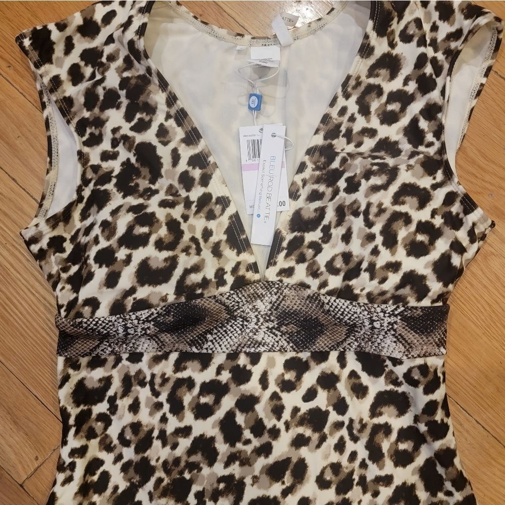 🆕️2023 Arrival Bleu Rod Beattie Cap Sleeve Animal Print   Women's swimsu… - Picture 2 of 9
